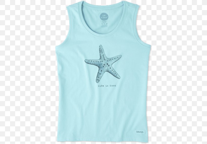 T-shirt Sleeveless Shirt Outerwear Neck, PNG, 570x570px, Tshirt, Active Tank, Aqua, Blue, Neck Download Free