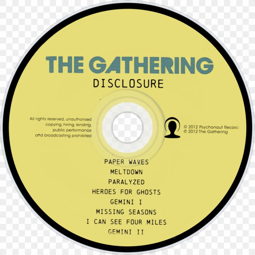 Album Compact Disc Latch The Gathering, PNG, 1000x1000px, Watercolor, Cartoon, Flower, Frame, Heart Download Free