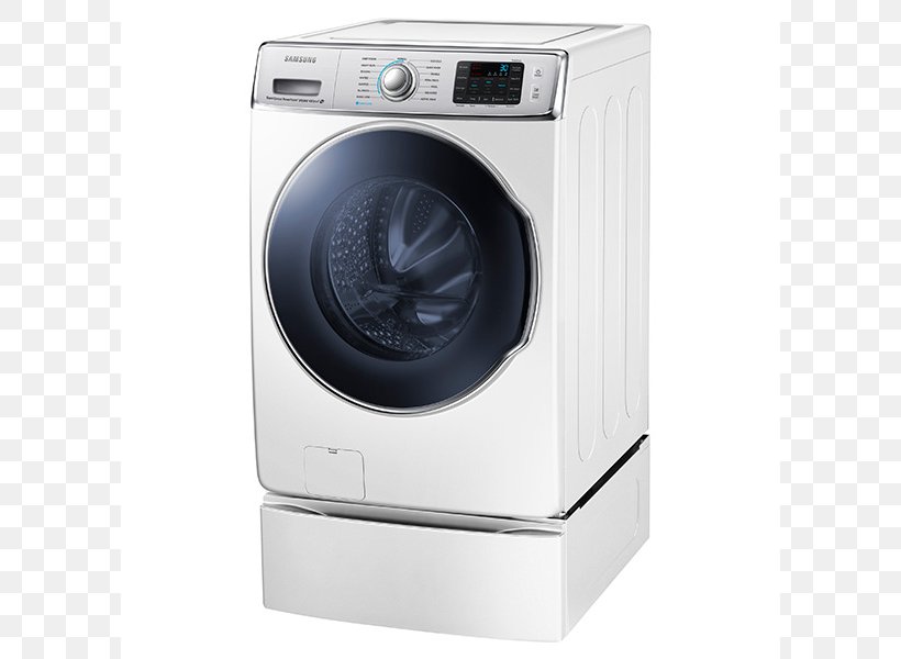Clothes Dryer Washing Machines Samsung WF56H9110CW Samsung WF9100 Home Appliance, PNG, 800x600px, Clothes Dryer, Combo Washer Dryer, Energy Star, Hardware, Home Appliance Download Free