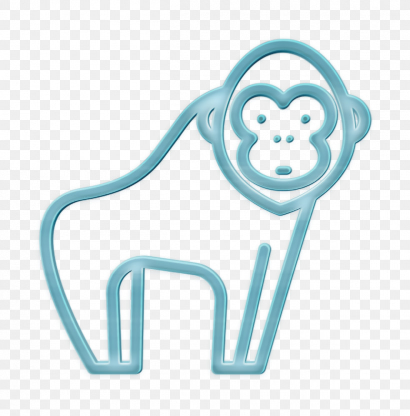 Forest Animals Icon Gorilla Icon Monkey Icon, PNG, 1252x1272px, Forest Animals Icon, Animal Figurine, Cartoon, Meter, Monkey Icon Download Free