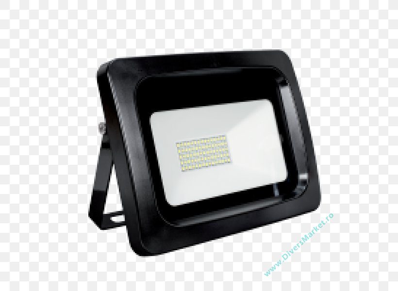 Light-emitting Diode Lighting Floodlight Surface-mount Technology, PNG, 600x600px, Light, Adapter, Electric Potential Difference, Electronic Device, Electronics Download Free