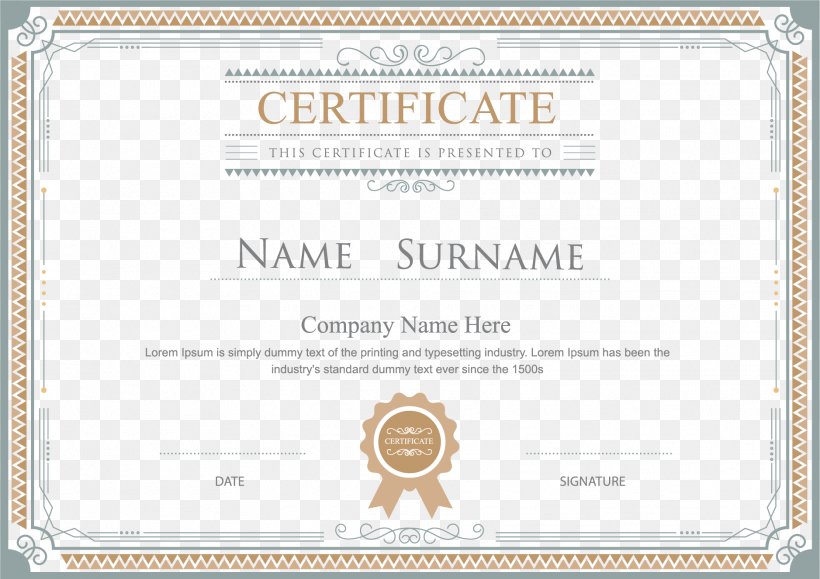 Academic Certificate Template Diploma Illustration, PNG, 1877x1327px, Academic Certificate, Area, Brand, Decorative Arts, Diploma Download Free
