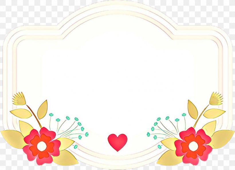 Pink Flower Frame, PNG, 884x641px, Cartoon, Art, Borders And Frames, Flower, Heart Download Free