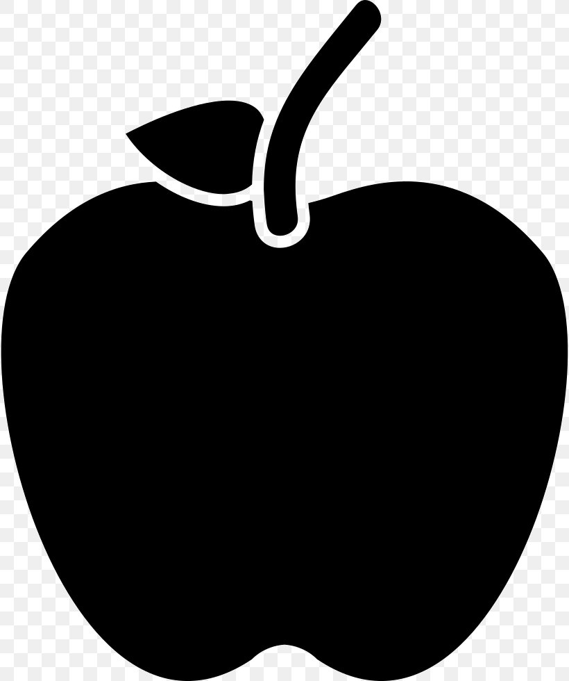 Apple Fruit, PNG, 818x980px, Apple, Black, Blackandwhite, Food, Fruit Download Free