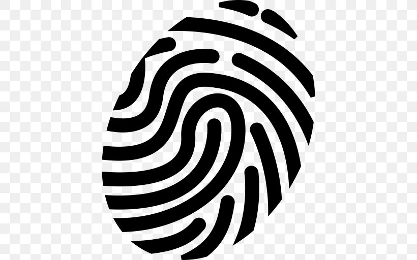 Fingerprint, PNG, 512x512px, Finger, Black And White, Cursor, Fingerprint, Hand Download Free