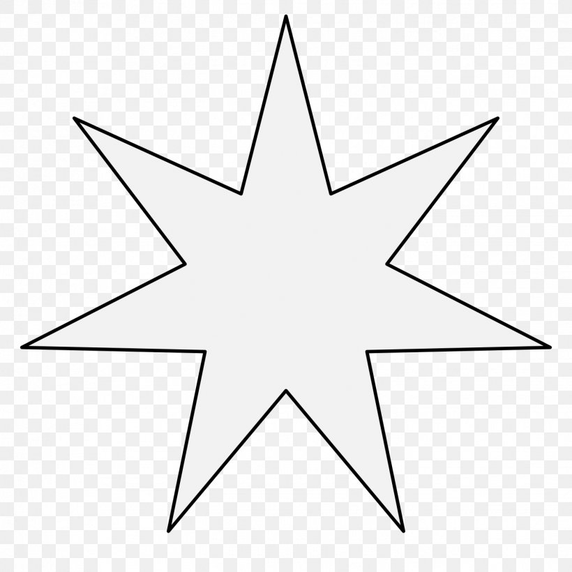 Heptagram Symbol Line Blue Star Wicca, PNG, 1424x1424px, Heptagram, Area, Black And White, Blue Star Wicca, Feri Tradition Download Free