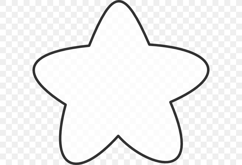 Star Outline Clip Art, PNG, 600x559px, Star, Area, Black, Black And White, Color Download Free