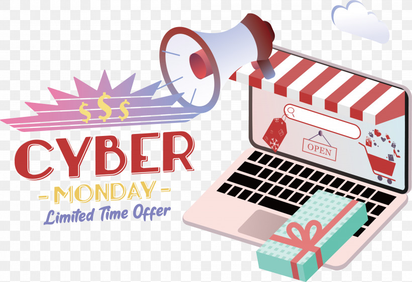 Cyber Monday, PNG, 4368x2999px, Cyber Monday, Discount, Limited Time Offer, Special Offer Download Free