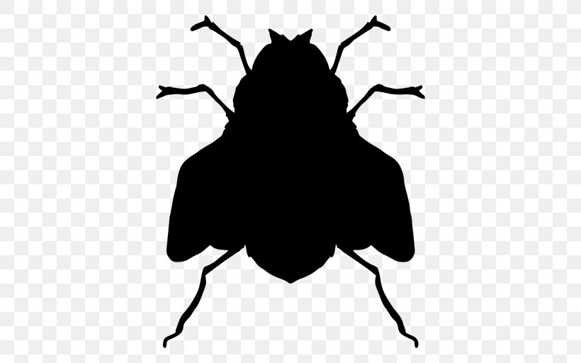 Fly Silhouette Insect Clip Art, PNG, 512x512px, Fly, Animation, Artwork, Black, Black And White Download Free