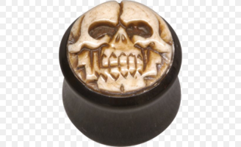 Plug Body Piercing Ear Ceramic Skull, PNG, 500x500px, Plug, Body Piercing, Bone, Ceramic, Color Download Free