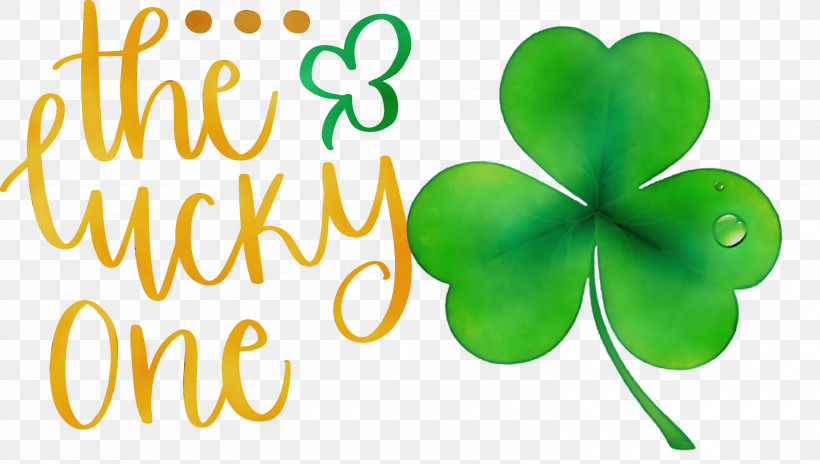 Shamrock, PNG, 3000x1700px, Lucky One, Biology, Flower, Green, Leaf Download Free