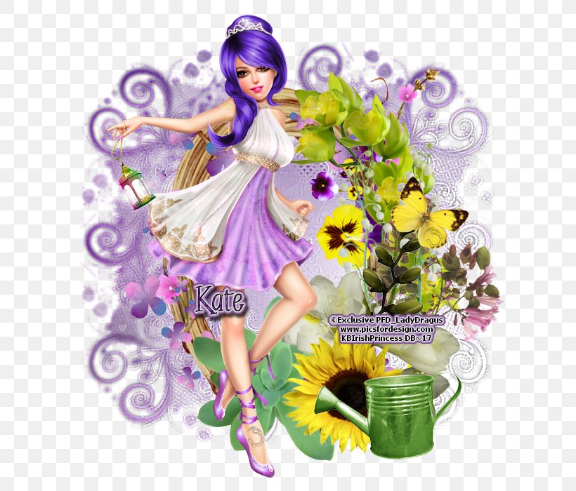 Fairy Doll Flower, PNG, 700x700px, Fairy, Doll, Fictional Character, Flower, Lilac Download Free