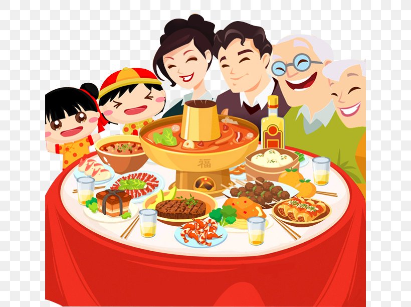 Wine Chinese New Year Reunion Dinner Family Food, PNG, 640x612px, Wine, Brunch, Chinese New Year, Community, Cook Download Free