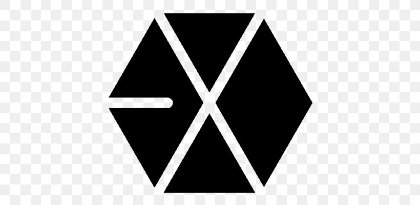 EXO XOXO Logo Growl K-pop, PNG, 400x400px, Exo, Area, Black, Black And White, Brand Download Free