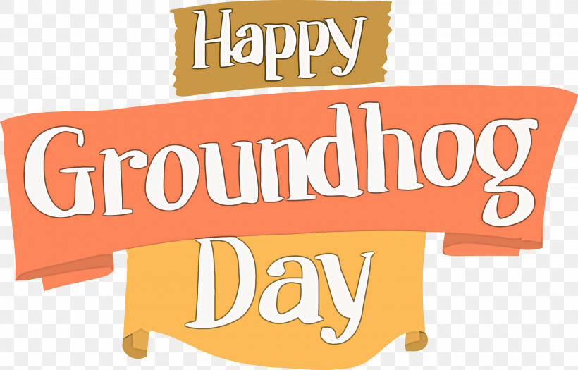 Groundhog Day Happy Groundhog Day Groundhog, PNG, 3000x1924px, Groundhog Day, Banner, Groundhog, Happy Groundhog Day, Logo Download Free