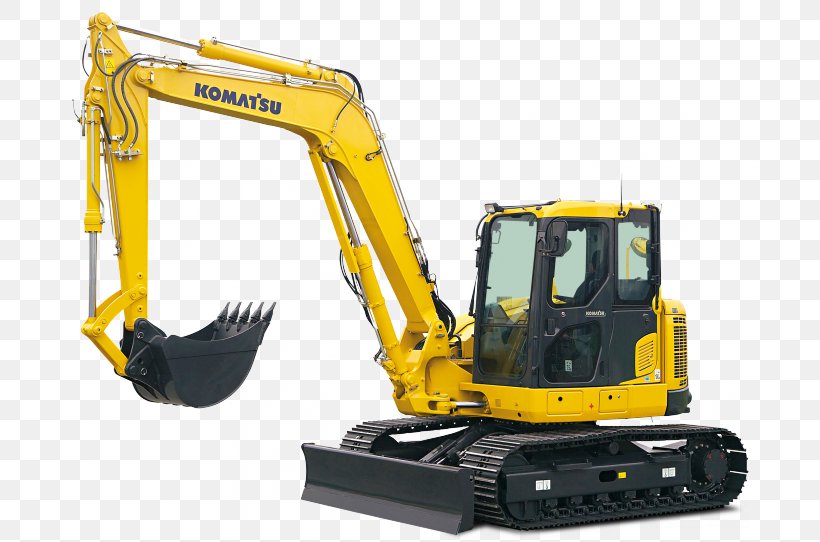 Komatsu Limited Excavator Heavy Equipment Bucket Machine, PNG, 700x542px, Komatsu Limited, Bulldozer, Compact Excavator, Construction Equipment, Crane Download Free