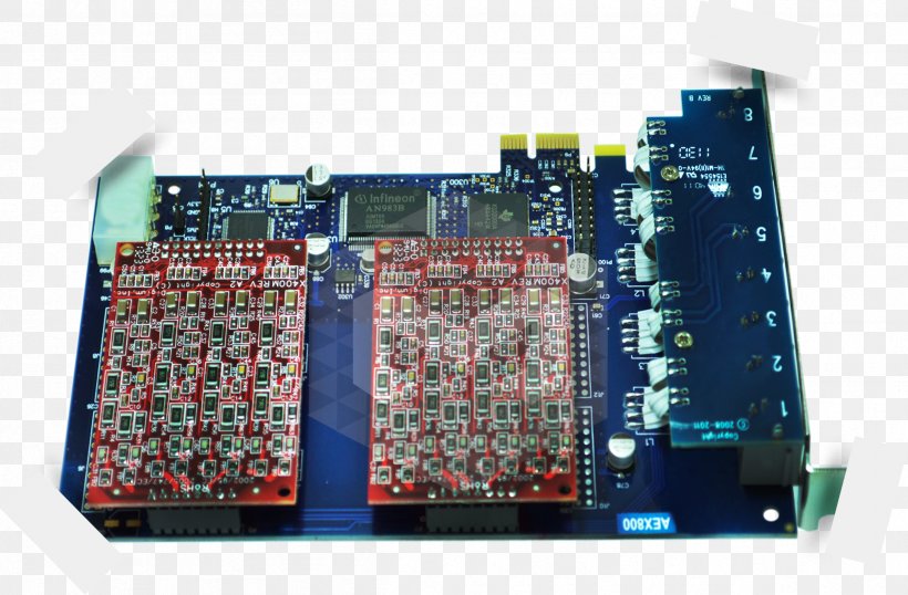 Microcontroller Sound Cards & Audio Adapters Motherboard Electronic Component Electronic Engineering, PNG, 2411x1583px, Microcontroller, Circuit Component, Computer, Computer Component, Computer Hardware Download Free