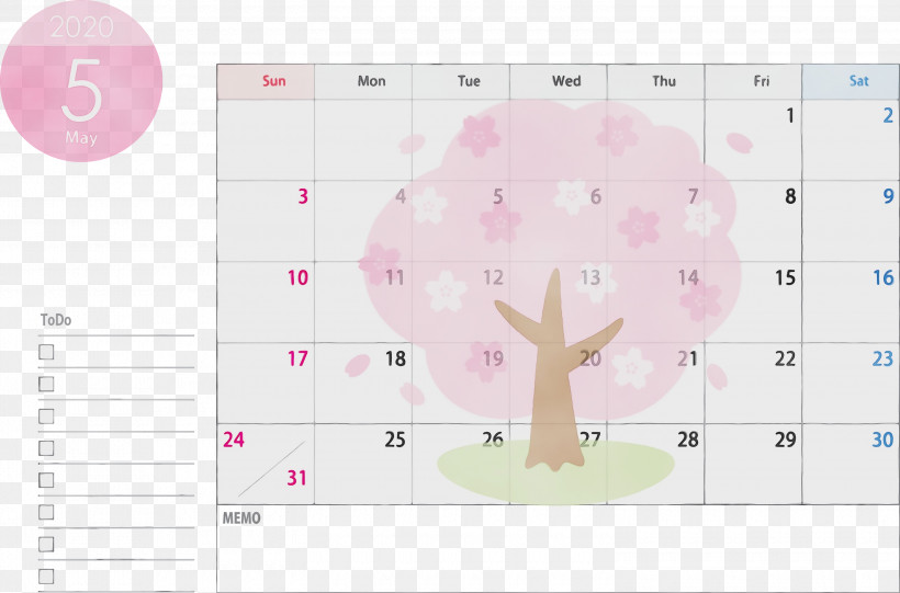Pink Text Line Pattern, PNG, 3000x1982px, 2020 Calendar, May 2020 Calendar, Line, May Calendar, Paint Download Free