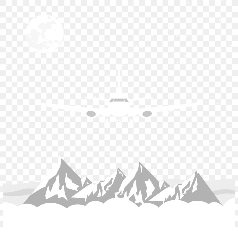 Airplane Illustration, PNG, 800x800px, Airplane, Area, Artworks, Black, Black And White Download Free