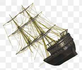 Sinking Ship - Caravel Ship Boat Sail Brigantine PNG