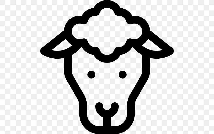Sheep Vector, PNG, 512x512px, Sheep, Animal, Black, Black And White, Face Download Free