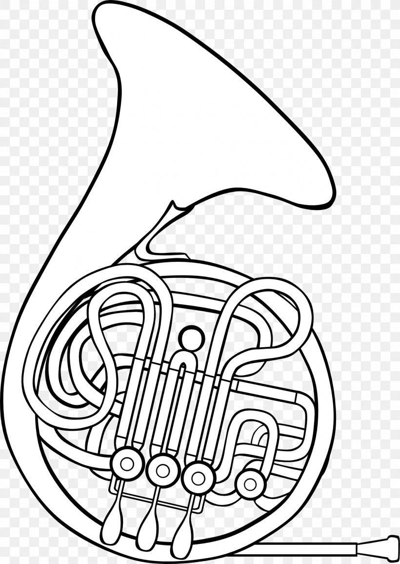 French Horns Coloring Book Tuba Drawing, PNG, 1363x1920px, Watercolor, Cartoon, Flower, Frame, Heart Download Free