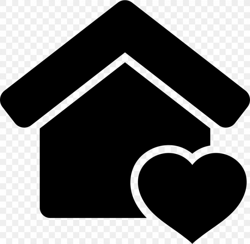 House With A Heart Senior Pet Clip Art Image, PNG, 980x956px, House, Black, Black And White, Building, Can Stock Photo Download Free