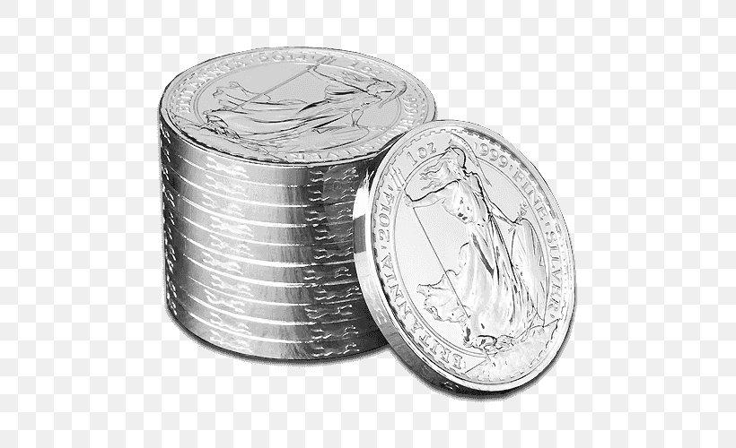 Silver Coin Silver Coin Britannia Perth Mint, PNG, 500x500px, Silver, Britannia, Britannia Silver, Bullion, Bullion Coin Download Free