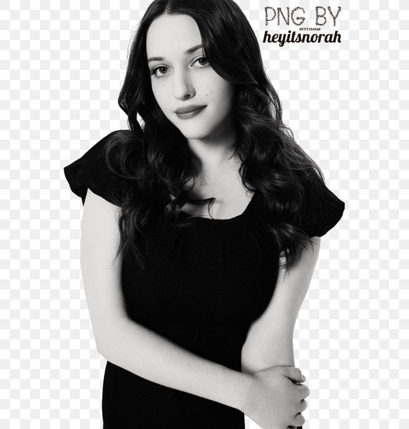 Kat Dennings 2 Broke Girls Black And White Actor Photography, PNG, 565x860px, Watercolor, Cartoon, Flower, Frame, Heart Download Free
