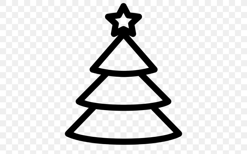 Christmas Tree New Year Tree, PNG, 512x512px, Christmas Tree, Black And White, Christmas, Christmas Decoration, Holiday Download Free