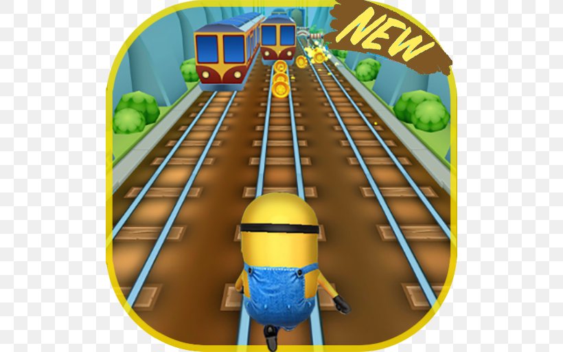 Run Subway Surf Subway Surfers Minion Surf Google Play Android, PNG, 512x512px, Subway Surfers, Android, Game, Google, Google Play Download Free