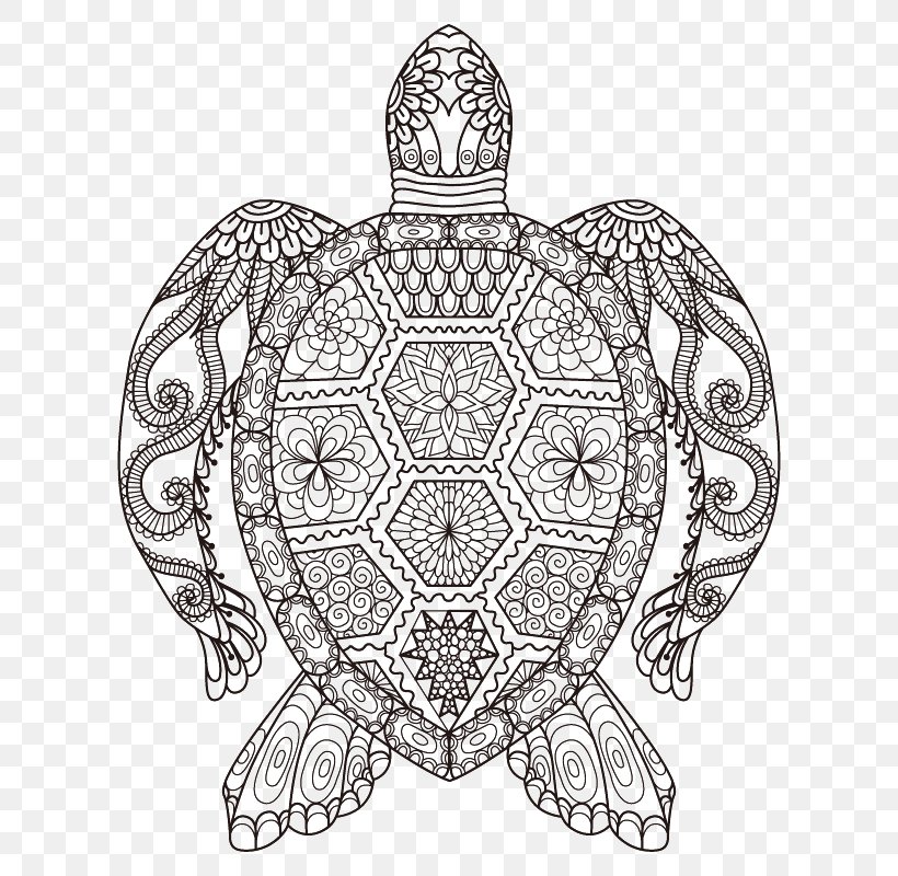 Sea Turtle Coloring Book Adult Drawing, PNG, 800x800px, Turtle, Adult, Area, Art, Black And White Download Free
