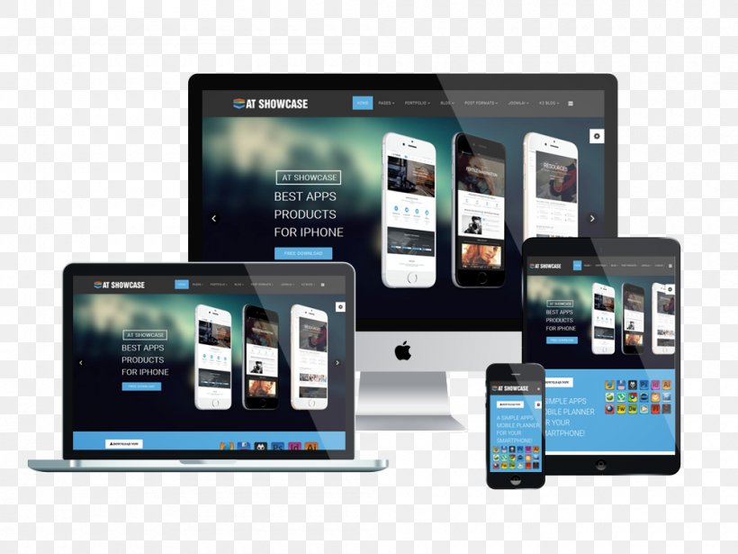 Smartphone Responsive Web Design Web Template System Joomla, PNG, 1000x750px, Smartphone, Brand, Communication, Communication Device, Display Advertising Download Free