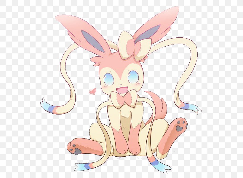 Domestic Rabbit Sylveon Eevee Pokémon Umbreon, PNG, 600x600px, Watercolor, Cartoon, Flower, Frame, Heart Download Free