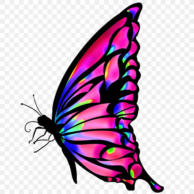 Monarch Butterfly Purple The Penguin Gandhi Reader Clip Art, PNG, 1000x1000px, Monarch Butterfly, Blue, Brush Footed Butterfly, Butterfly, Color Download Free