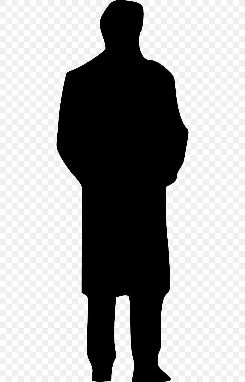 Silhouette Photography Male, PNG, 640x1280px, Silhouette, Black, Black And White, Cloak, Coat Download Free