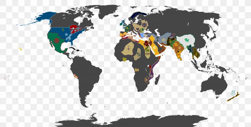 World Map United States Of America Globe, PNG, 3998x2028px, World, Art, Blank Map, Globe, Human Behavior Download Free