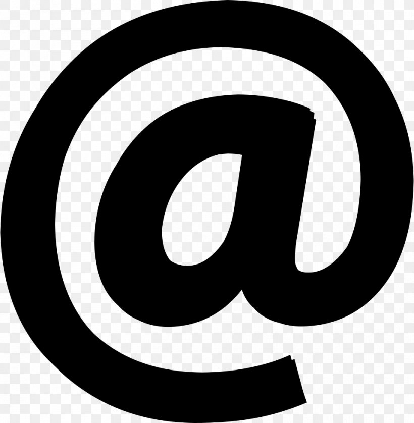 Email Logo JPEG, PNG, 958x980px, Email, Blackandwhite, Brand, Gmail, Letter Download Free