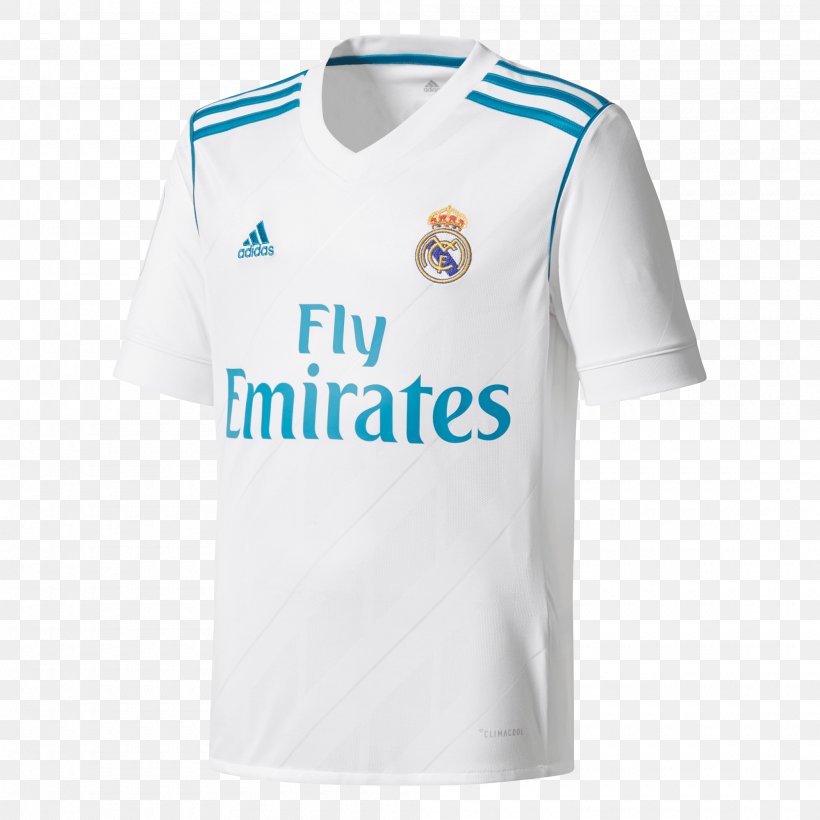 real madrid white and blue jersey