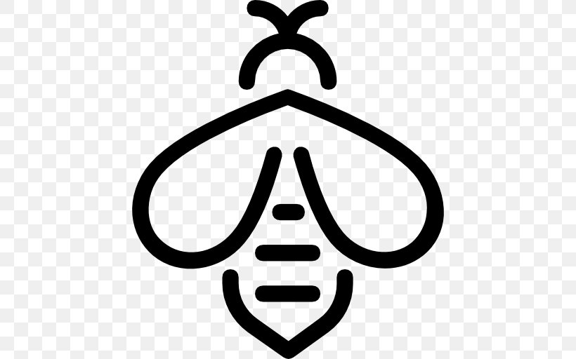 Bee Icon, PNG, 512x512px, Desktop Environment, Bee, Black And White, Graphical User Interface, Nature Download Free