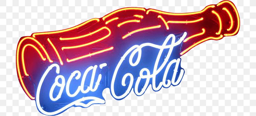 Neon Lighting Neon Sign Fizzy Drinks Coca-Cola, PNG, 720x372px, Neon Lighting, Bar, Brand, Cocacola, Diet Coke Download Free