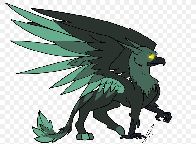 Griffin Dragon Legendary Creature Phoenix Art, PNG, 800x604px, Griffin, Art, Beak, Bird, Bird Of Prey Download Free