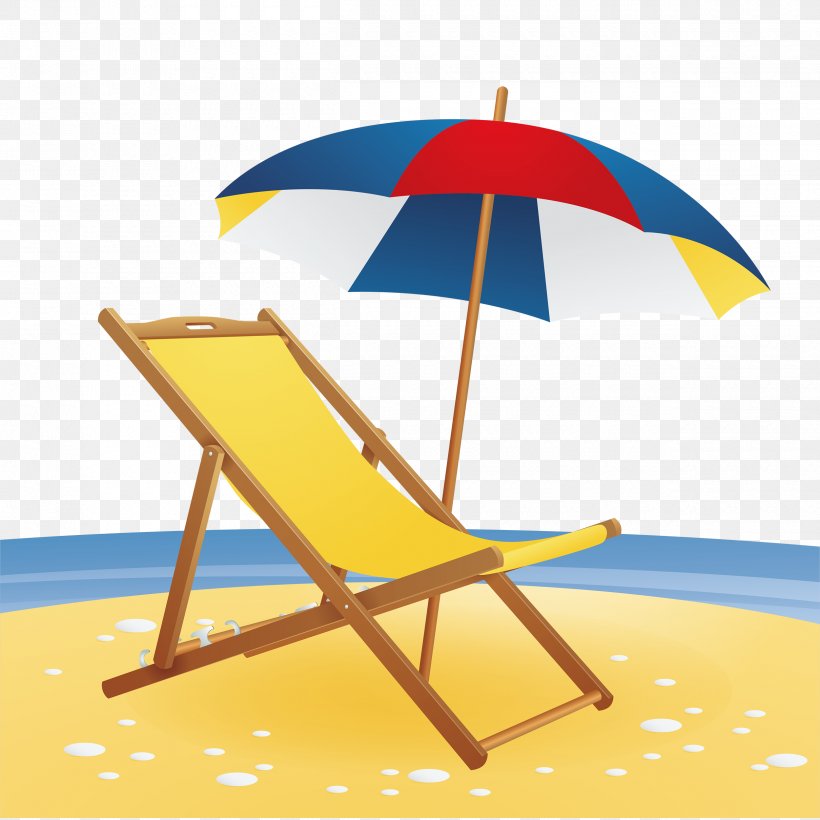 Beach Image Chair Vector Graphics Design, PNG, 2500x2500px, Beach, Chair, Deckchair, Outdoor Furniture, Resort Download Free