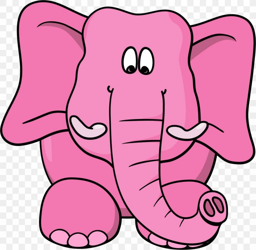 Cartoon Seeing Pink Elephants Drawing Clip Art, PNG, 1007x983px, Watercolor, Cartoon, Flower, Frame, Heart Download Free