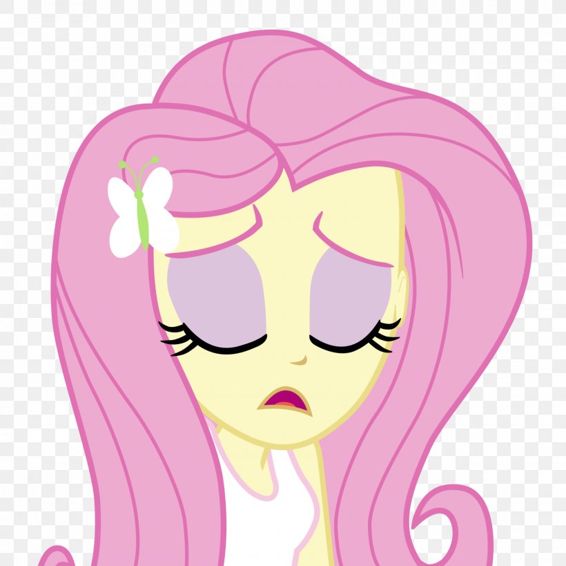 Fluttershy My Little Pony: Equestria Girls Sadness Vector Graphics, PNG, 1600x1600px, Watercolor, Cartoon, Flower, Frame, Heart Download Free