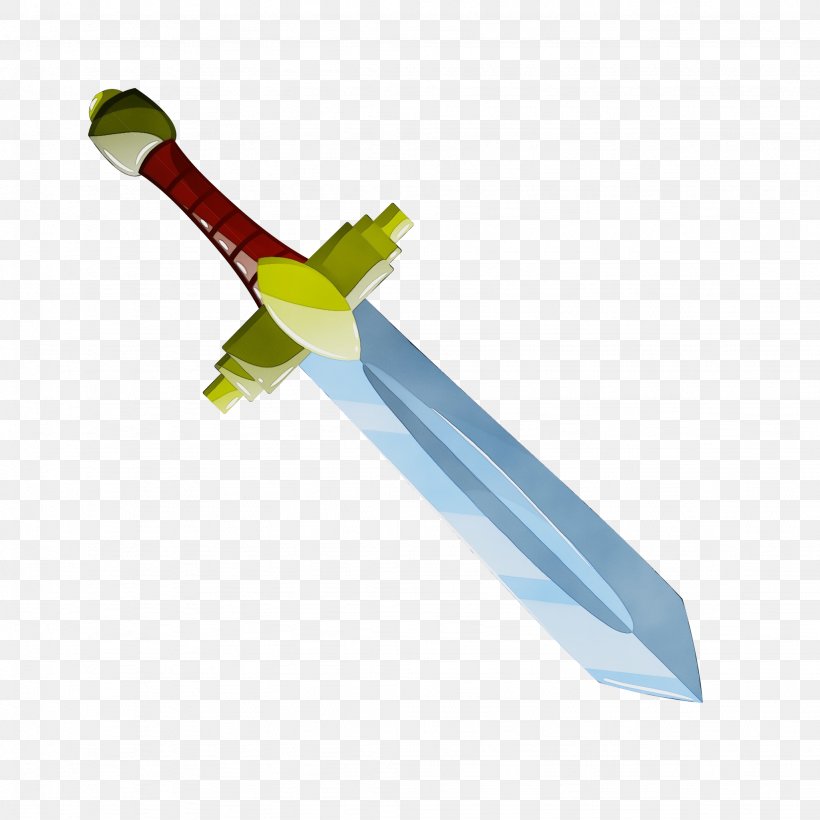 Sword Cold Weapon, PNG, 2048x2048px, Watercolor, Cold Weapon, Paint, Sword, Wet Ink Download Free
