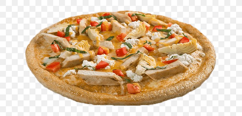 Chicago-style Pizza Vegetarian Cuisine Domino's Pizza Hot Sauce, PNG, 649x393px, Pizza, Cheese, Chicagostyle Pizza, Cuisine, Dish Download Free