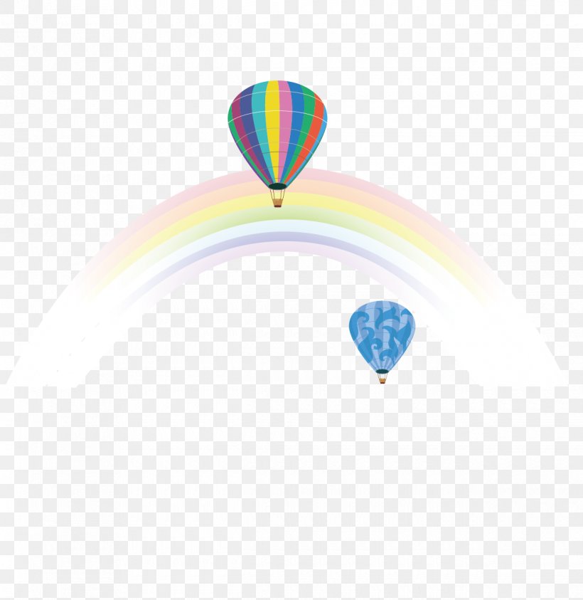 Hot Air Balloon Rainbow Color Euclidean Vector, PNG, 1240x1276px, Balloon, Air, Arc, Color, Hot Air Balloon Download Free
