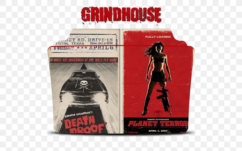 Film Poster Grindhouse Cinema, PNG, 512x512px, Film Poster, Action Figure, Brand, Cinema, Death Proof Download Free