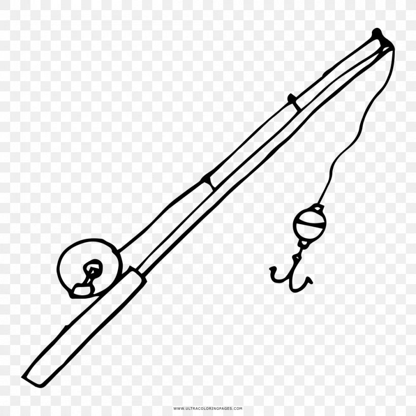 Fishing Rods Drawing Ausmalbild Coloring Book, PNG, 1000x1000px, Watercolor, Cartoon, Flower, Frame, Heart Download Free